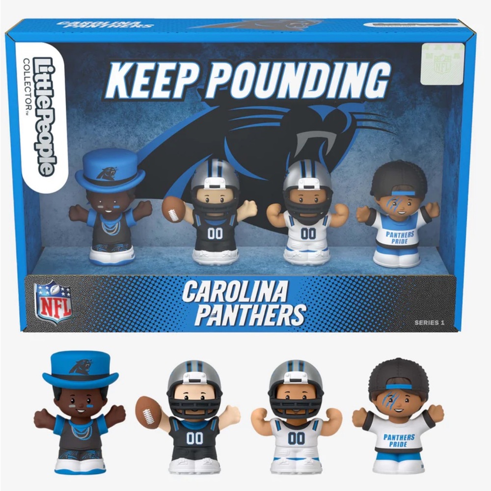 Fisher-Price Little People CollectorCarolina Panthers figures-Series 1 sealed